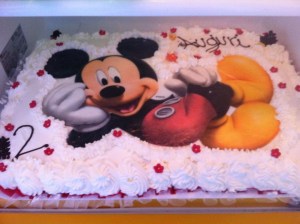 Torta di compleanno Cioccolato e panna 